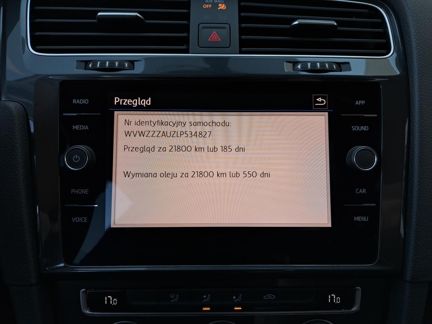 SalonPL Comfortline 115KM Czuj.Park. ACC DealerASO AppConnect FV23% 24