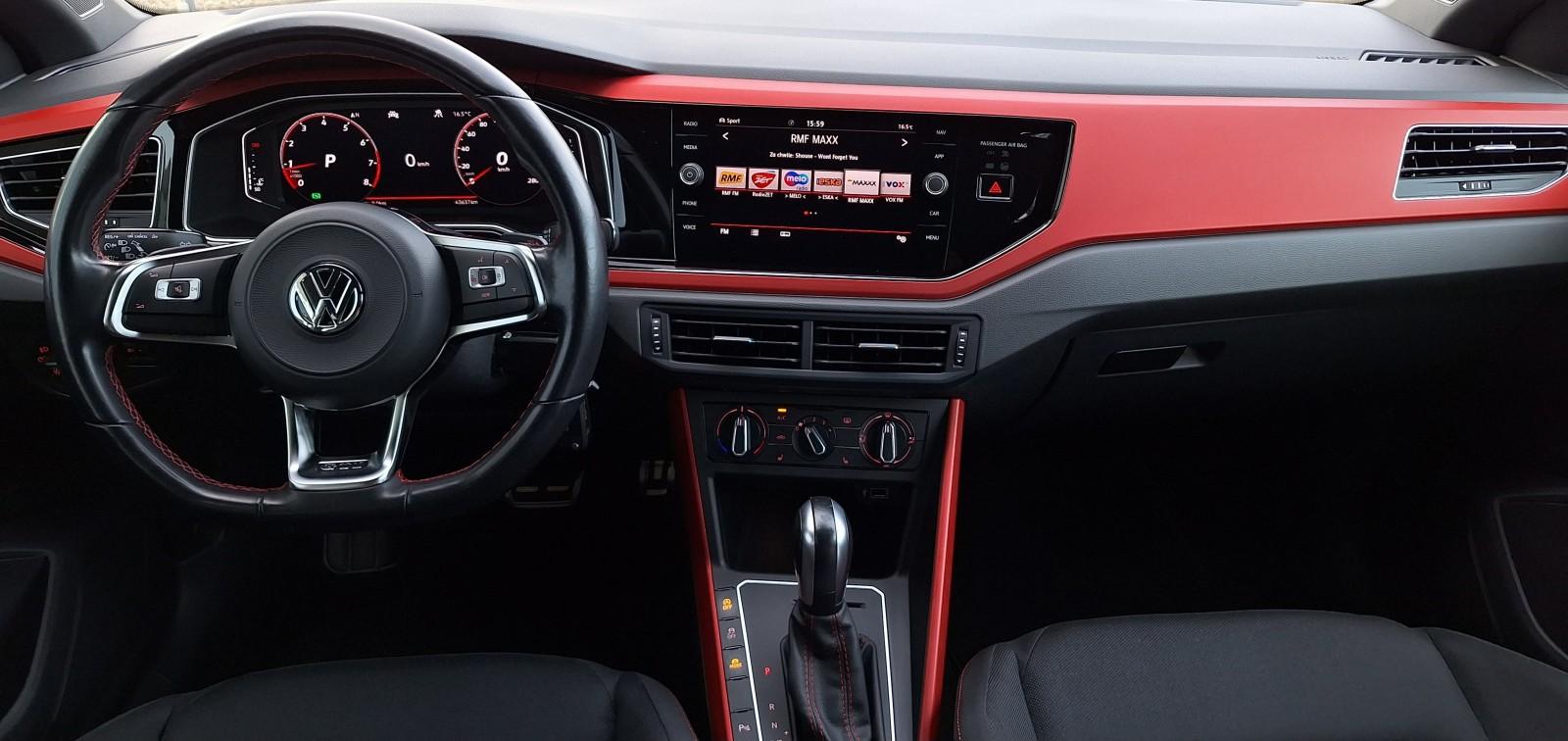 GTI serwis ASO 2.0TSI 200KM bezwypadkowy virtual tr.jazdy łopatki VAT 8