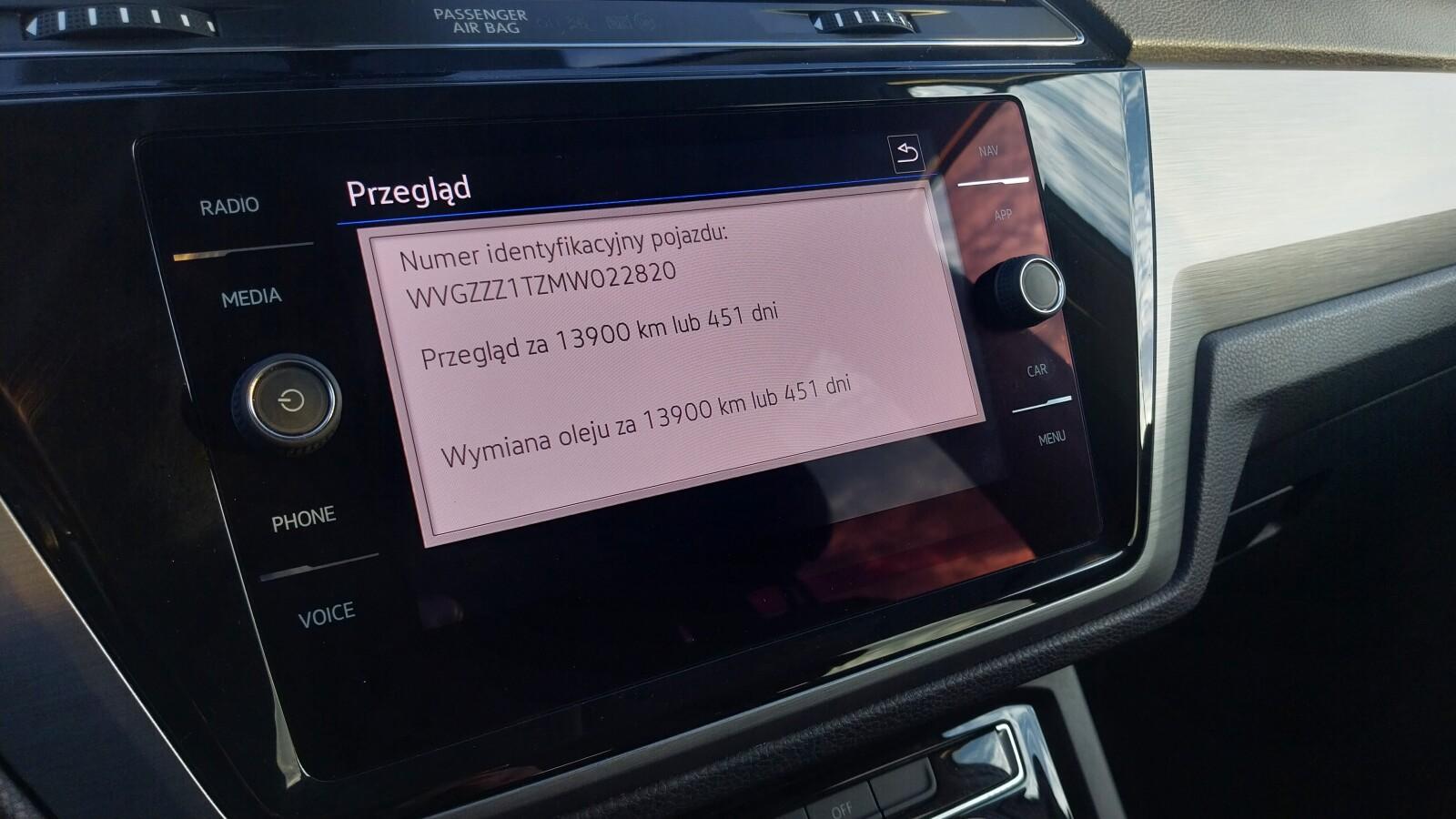 Volkswagen Touran 1.5 TSI 150KM Czujniki parkowania Salon PL Led 22
