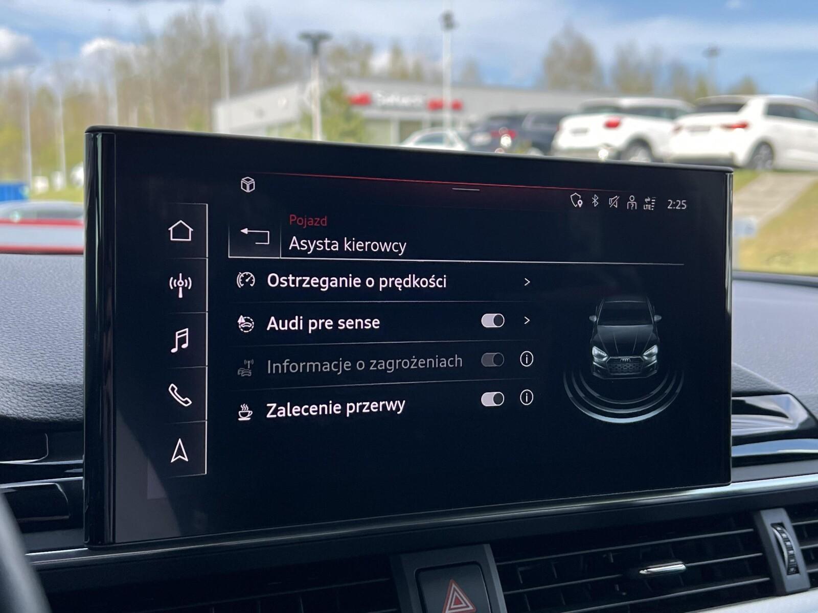 Reflektory LED Matrix Tempomat Kamera cofania Audi drive select 26