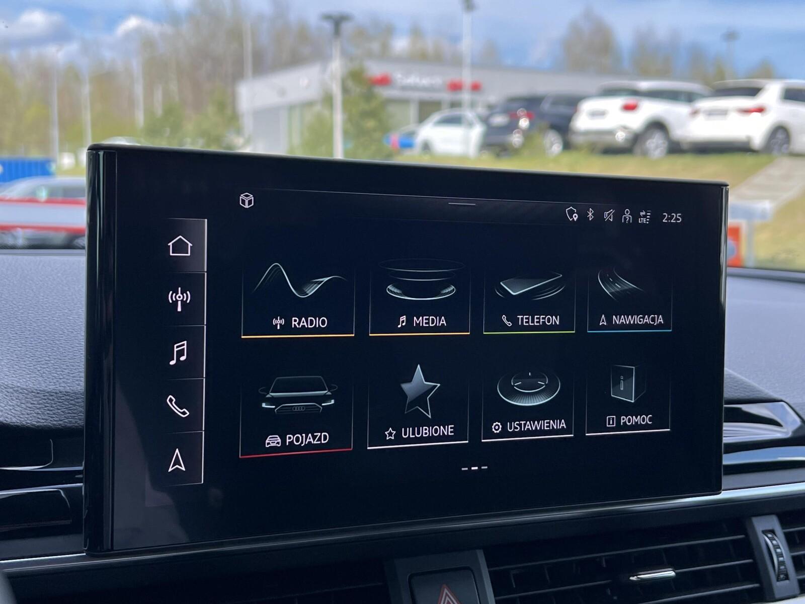 Reflektory LED Matrix Tempomat Kamera cofania Audi drive select 21