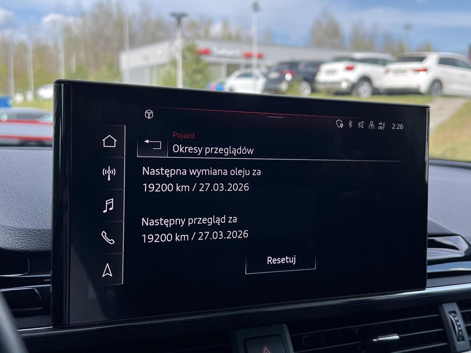 Reflektory LED Matrix Tempomat Kamera cofania Audi drive select 27