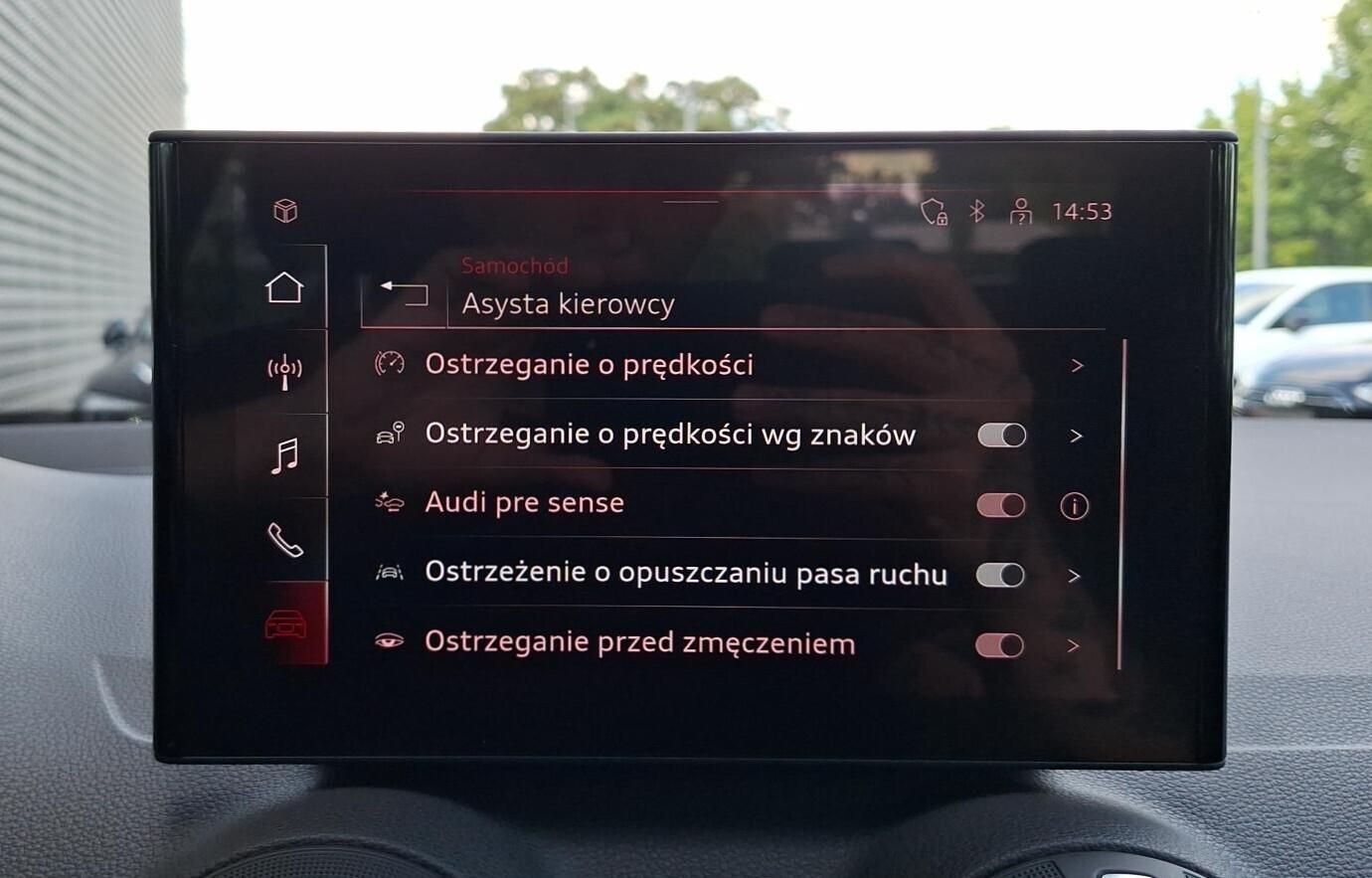 35 TFSI 150KM S tronic/CzujnParkTył/Bluetooth/UtrzymaniewLini/ASO/PL 15
