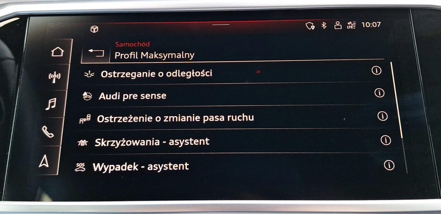 45 TFSI Quattro S-line Sport Stronic 265KM HDMatrixLED/Kamera/ACC/B&O 18