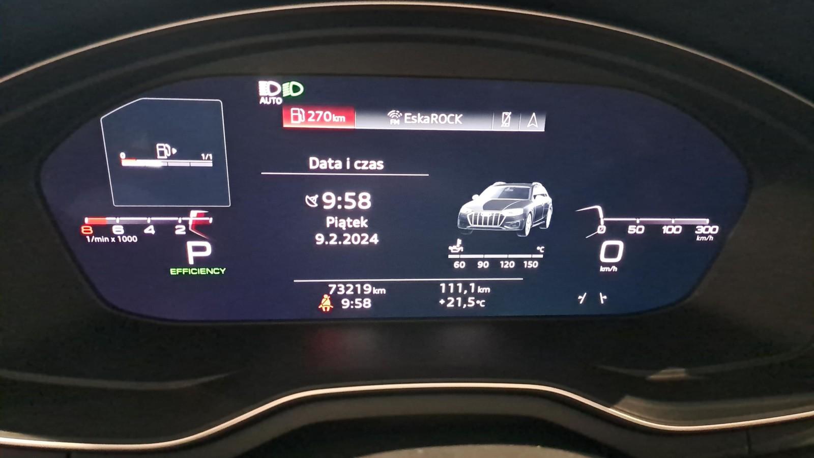 Audi A4 45TFSI mHEV 265KM, Allroad Quattro, FV23%, ASO, Matrix 26