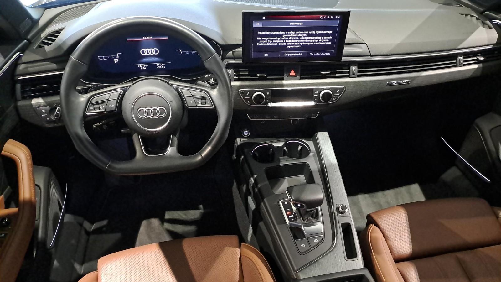 Audi A4 45TFSI mHEV 265KM, Allroad Quattro, FV23%, ASO, Matrix 12